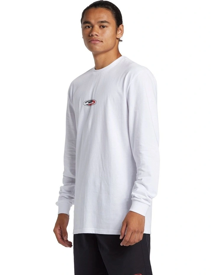Griff Long Sleeves T-shirt in White image 3