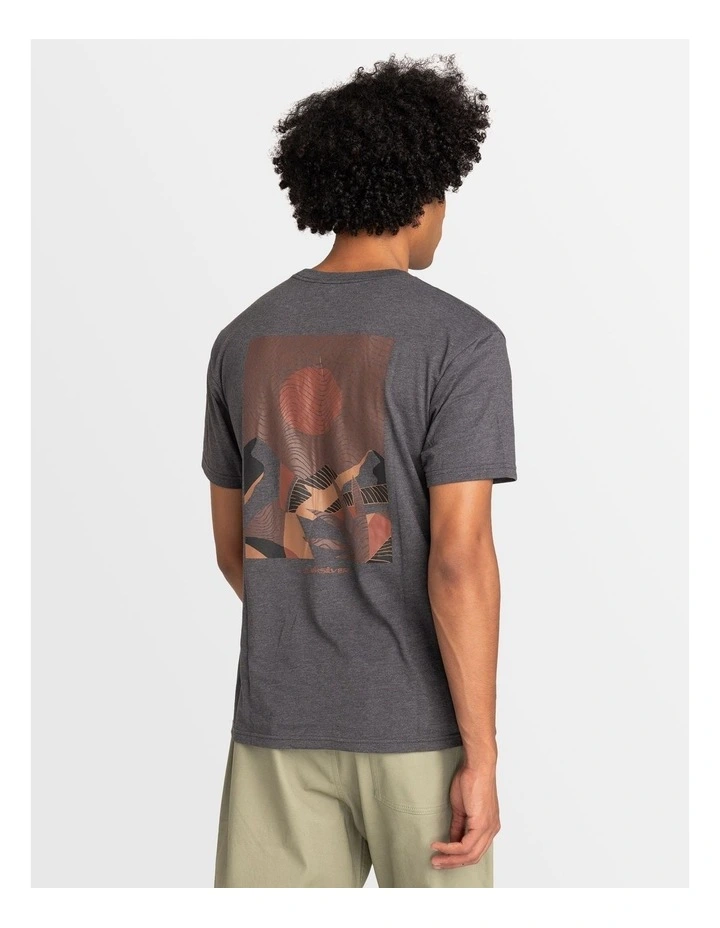 Abstract Nature Short Sleeves T-shirt in Grey image 2