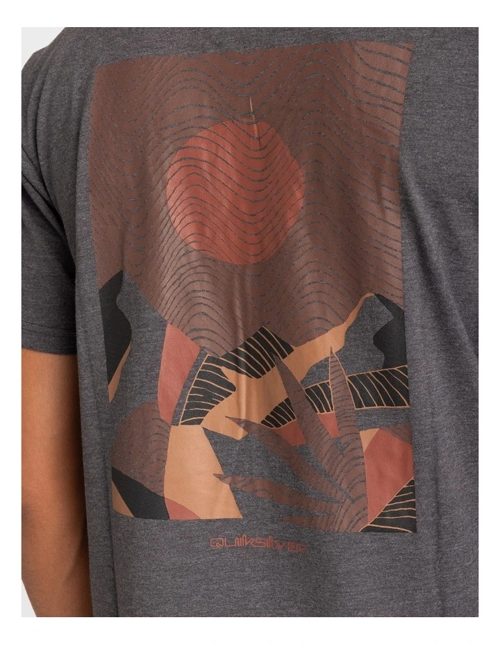 Abstract Nature Short Sleeves T-shirt in Grey image 4