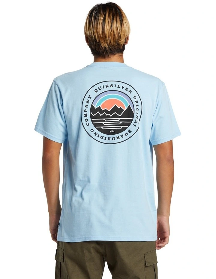 Landscapes Short Sleeve T-Shirt in Airy Blue image 2