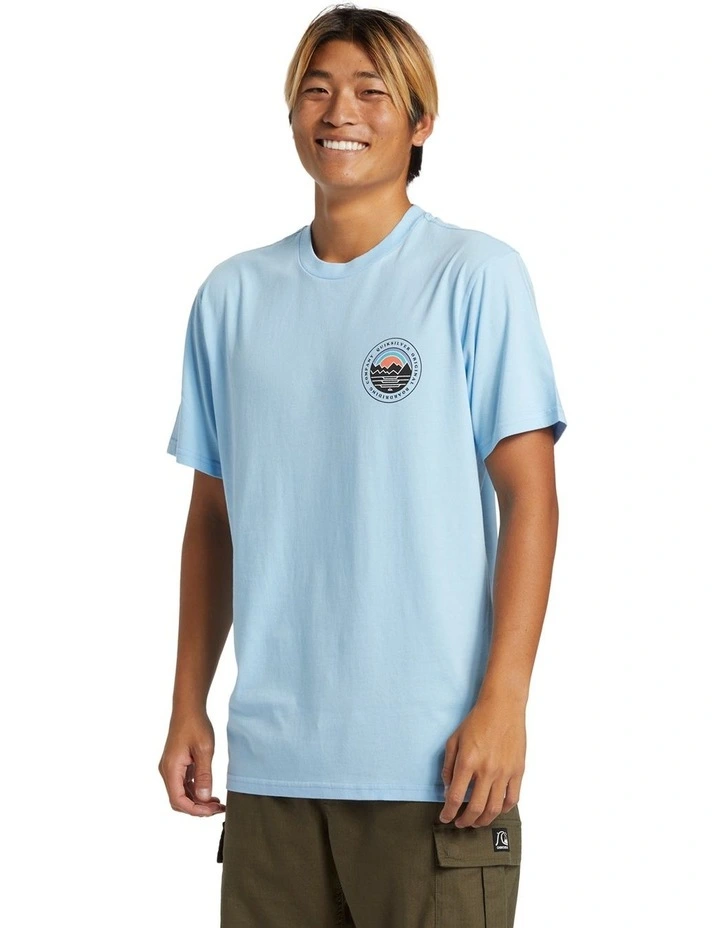 Landscapes Short Sleeve T-Shirt in Airy Blue image 3