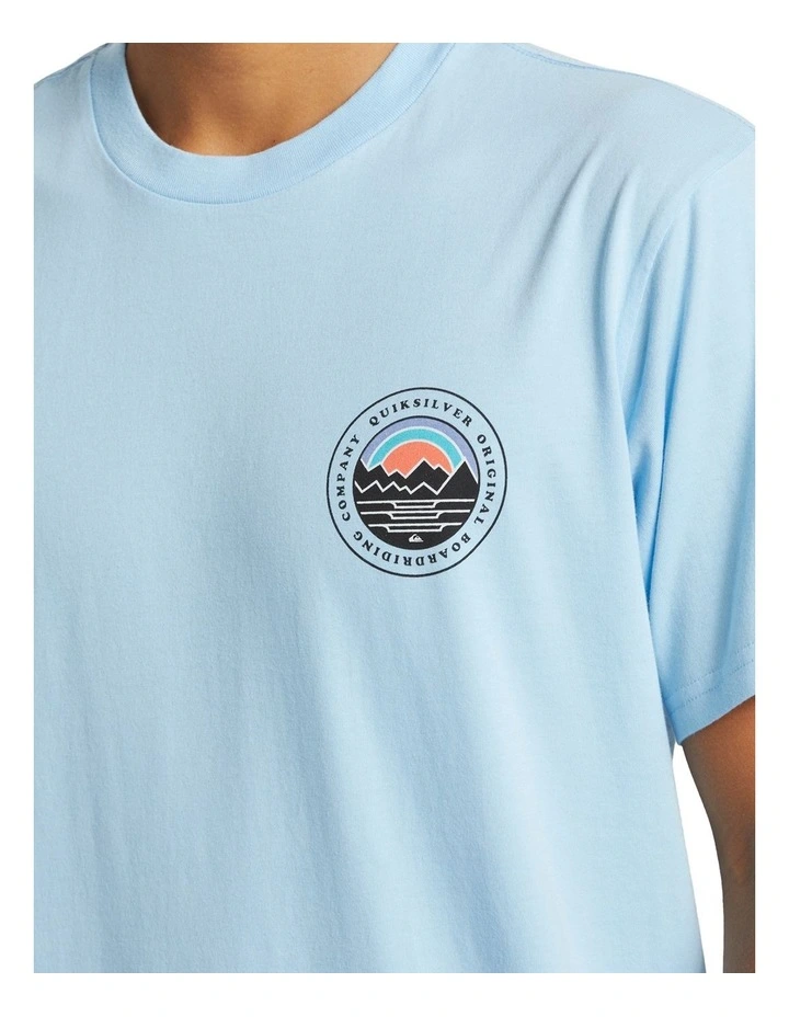 Landscapes Short Sleeve T-Shirt in Airy Blue image 4
