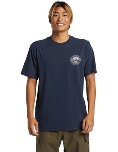 Landscapes Short Sleeve T-Shirt in Dark Navy