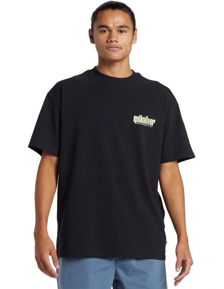 Three Tree Short Sleeve T-shirt in Black image 1