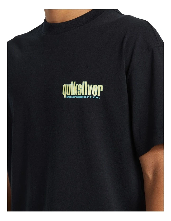 Three Tree Short Sleeve T-shirt in Black image 4