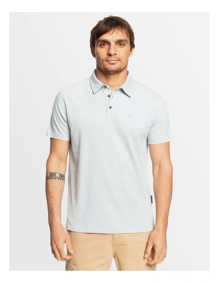 Sunset Cruise Polo Shirt in Quarry Heather image 1