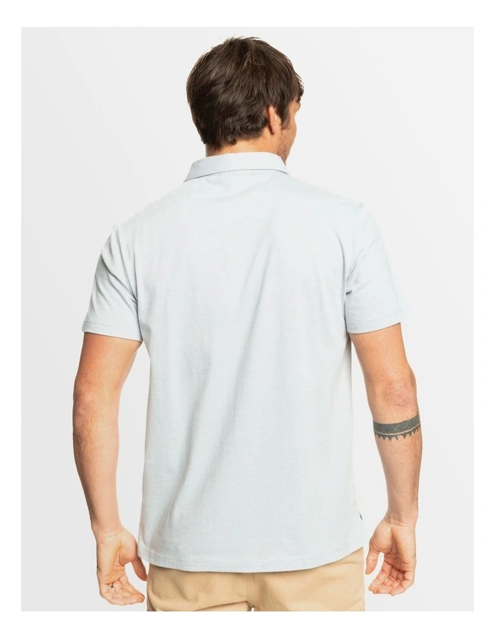 Sunset Cruise Polo Shirt in Quarry Heather image 2