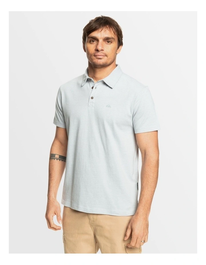 Sunset Cruise Polo Shirt in Quarry Heather image 3