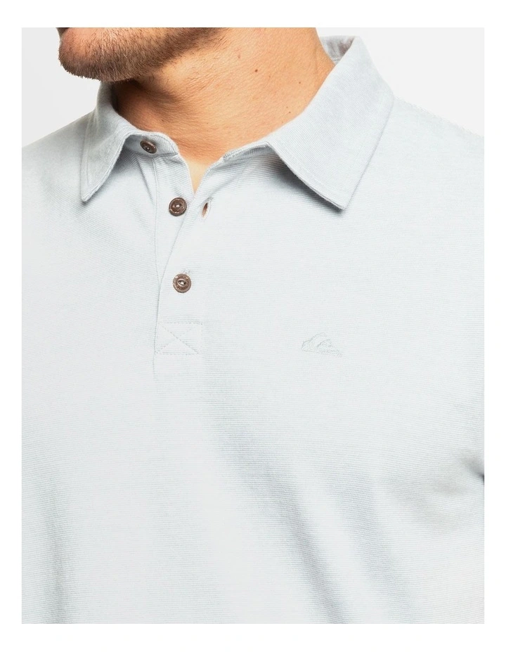 Sunset Cruise Polo Shirt in Quarry Heather image 4