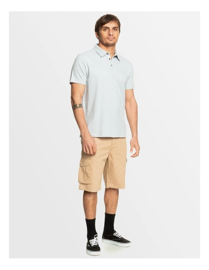Sunset Cruise Polo Shirt in Quarry Heather image 5