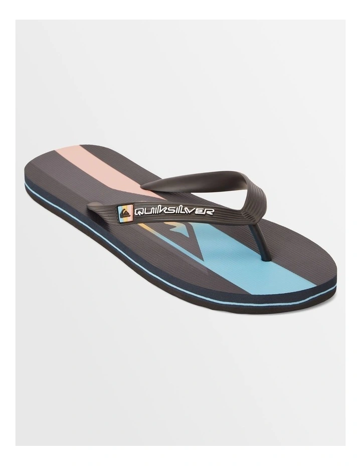 Molokai Art Beach Flip-Flops in Black image 1