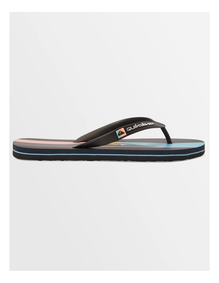 Molokai Art Beach Flip-Flops in Black image 3