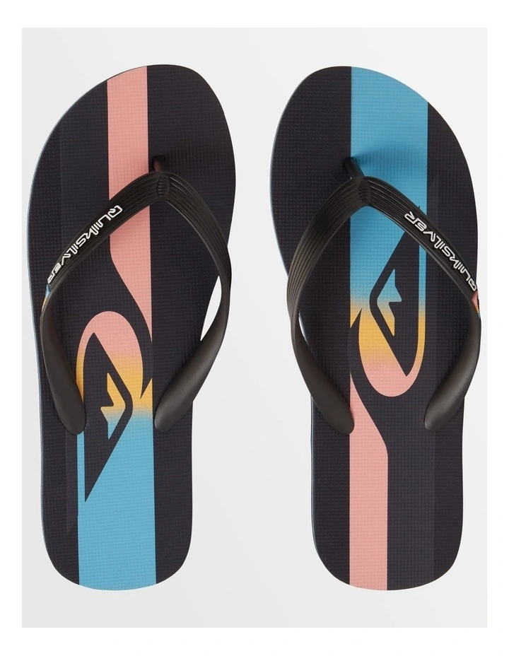 Molokai Art Beach Flip-Flops in Black image 4