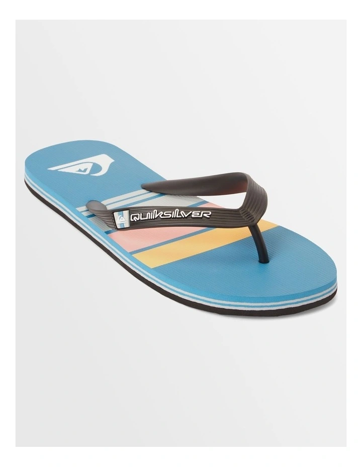 Molokai Stripe Beach Flip-Flops in Blue image 1