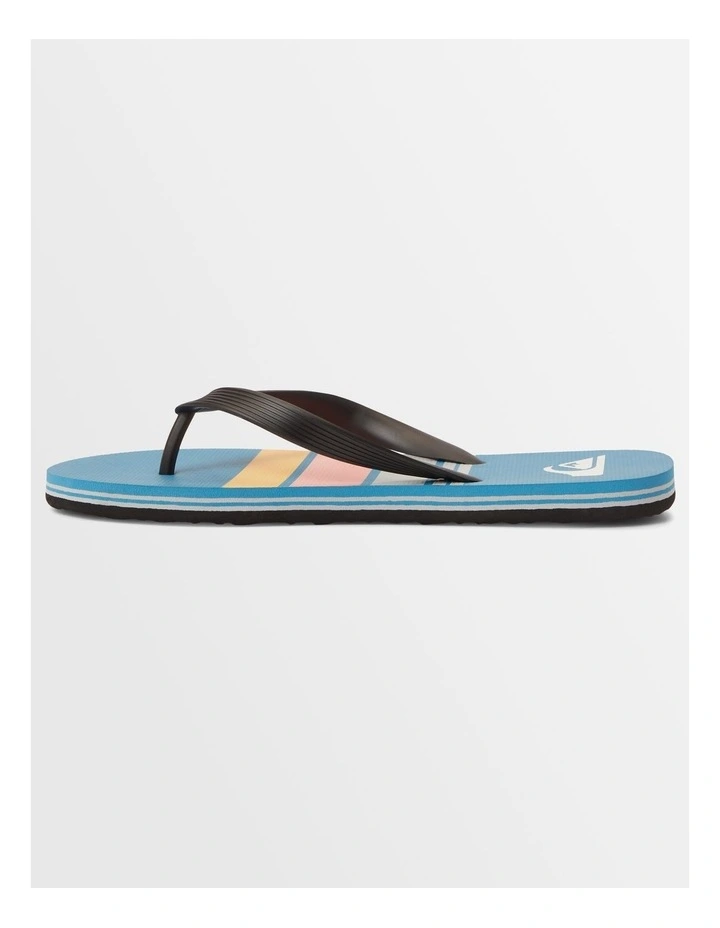Molokai Stripe Beach Flip-Flops in Blue image 2