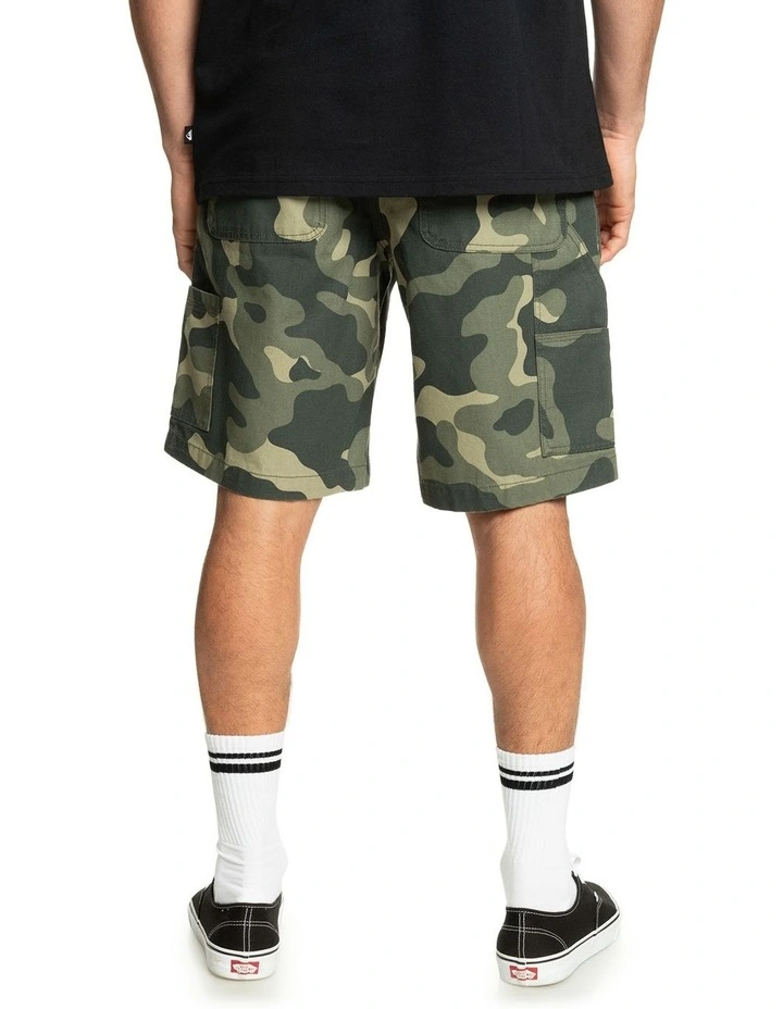 Carpenter Baggy Walk Shorts in Multi image 2