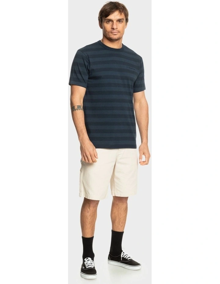 Reid Stripe T-shirt in Blue image 4