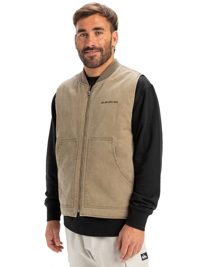 Surf Chores Casual Jacket in Beige image 3