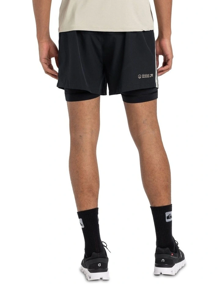 Keep The Pace 14 Inch Training Hybrid Shorts in Black image 2