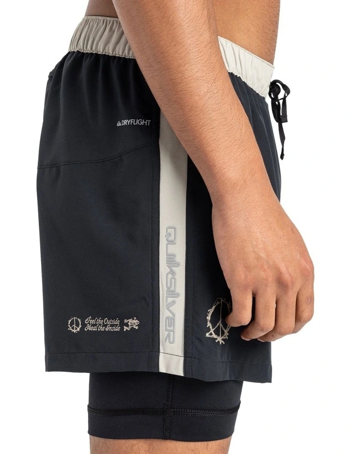 Keep The Pace 14 Inch Training Hybrid Shorts in Black image 4