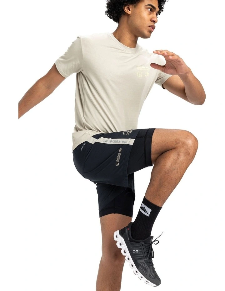 Keep The Pace 14 Inch Training Hybrid Shorts in Black image 6