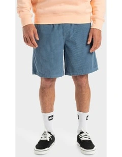 Taxer 18 Inch Corduroy Walkshorts in Blue
