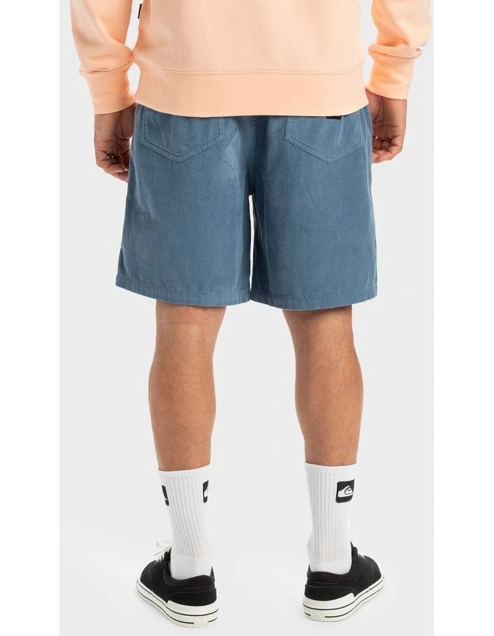 Taxer 18 Inch Corduroy Walkshorts in Blue image 2