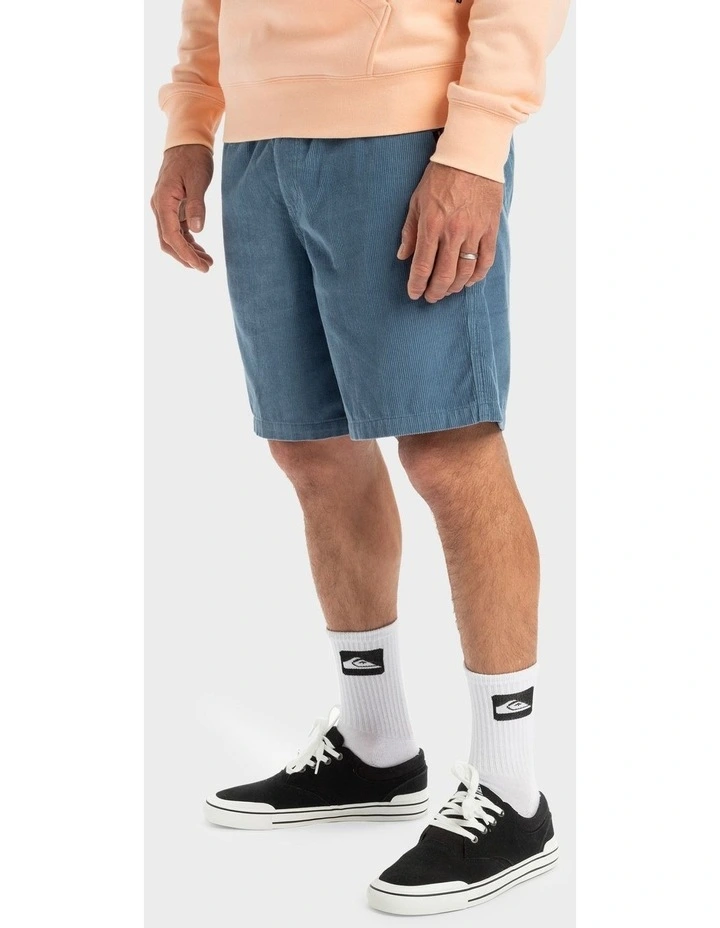 Taxer 18 Inch Corduroy Walkshorts in Blue image 3
