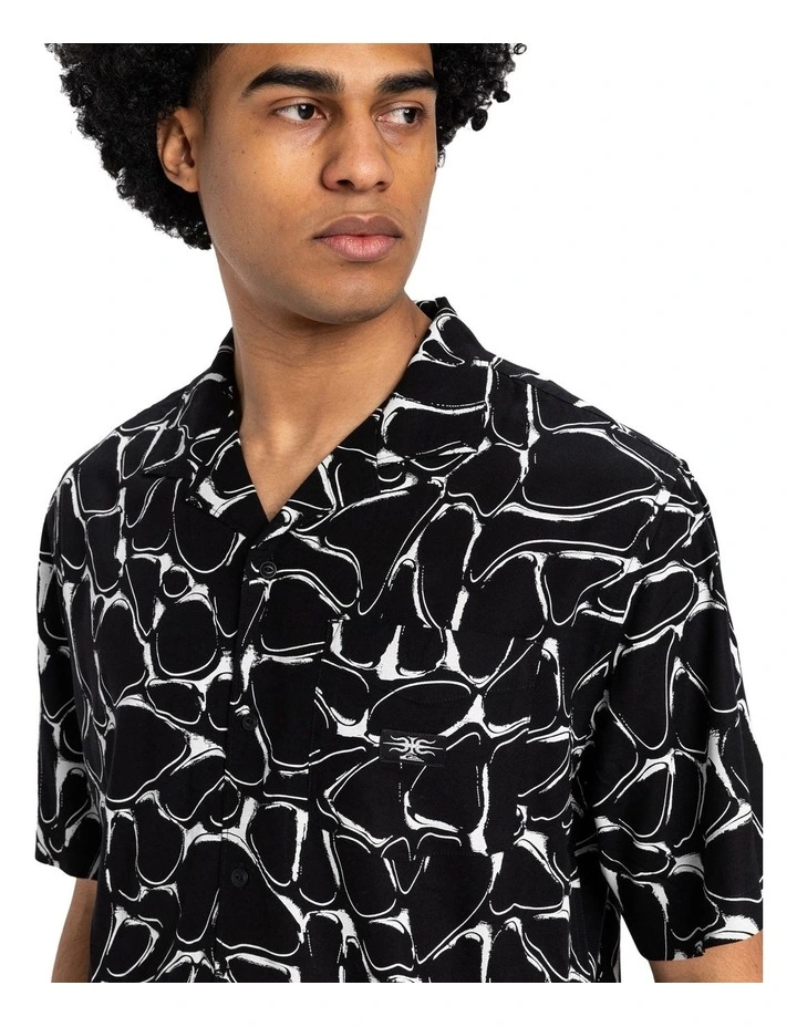Mercury Chrome Short Sleeve Shirt in Black image 4