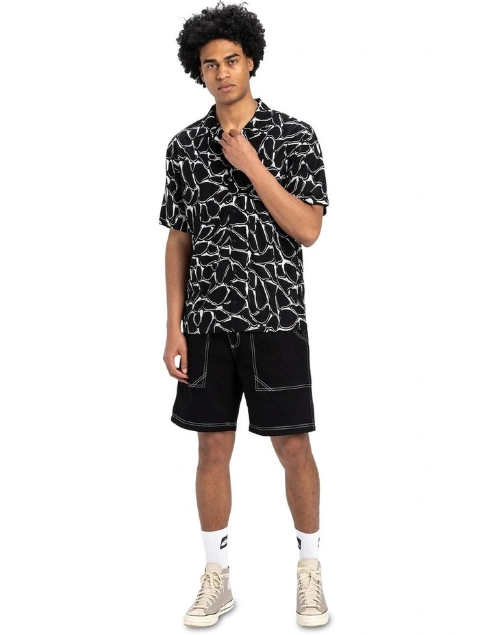 Mercury Chrome Short Sleeve Shirt in Black image 5