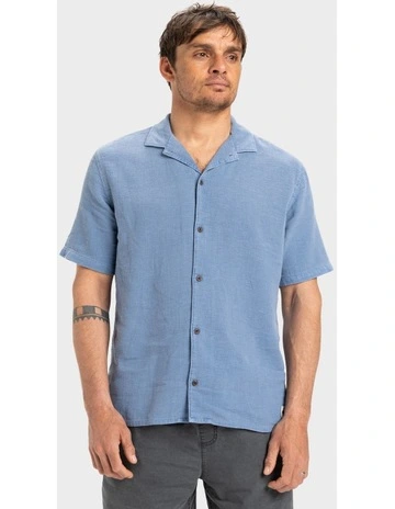 Sunrise Short Sleeve Shirt in Blue
