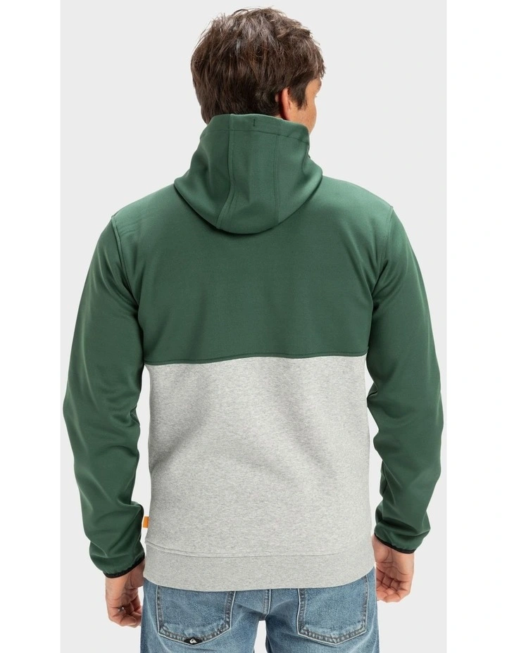 Burnz Zip-Up Hoodie in Forest image 2