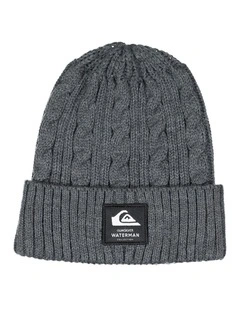 Cable Beanie in Charcoal