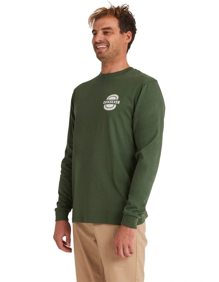 Ocean Made Long Sleeve T-Shirt in Forest image 3