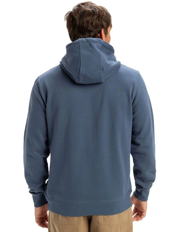 Graphic Mix Pullover Hoodie in Blue image 2