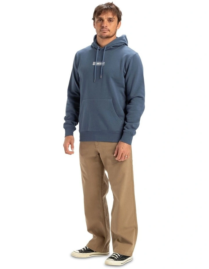 Graphic Mix Pullover Hoodie in Blue image 5