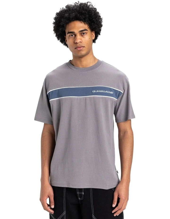 Tri Band T-shirt in Steel image 1