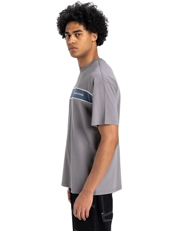 Tri Band T-shirt in Steel image 3