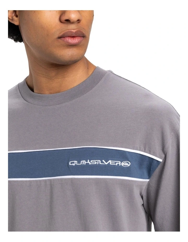 Tri Band T-shirt in Steel image 4