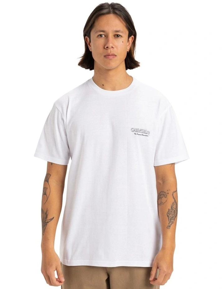 Original Gangster Boardshort Company T-shirt in White image 1