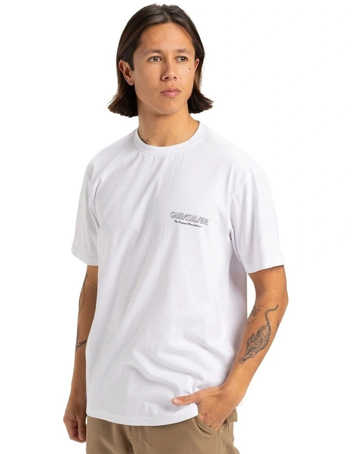 Original Gangster Boardshort Company T-shirt in White image 3