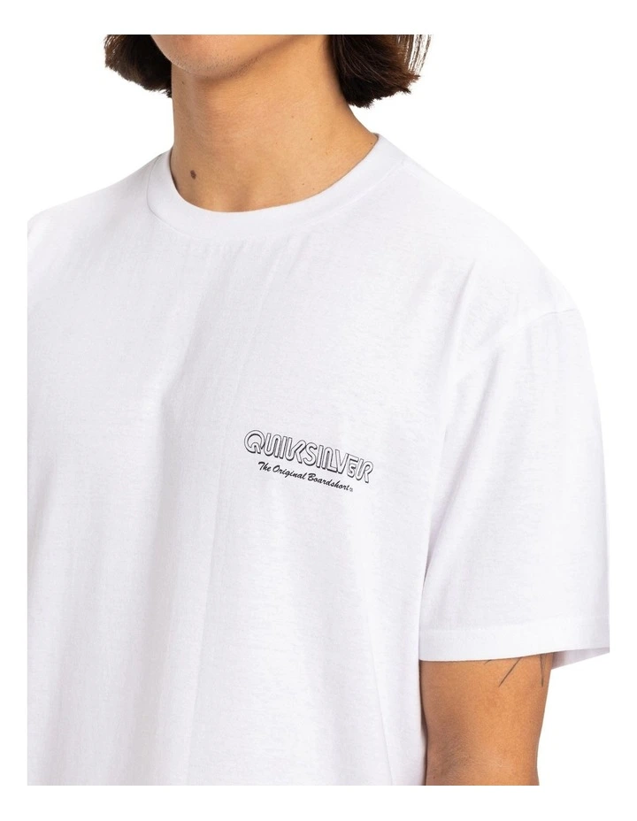 Original Gangster Boardshort Company T-shirt in White image 4