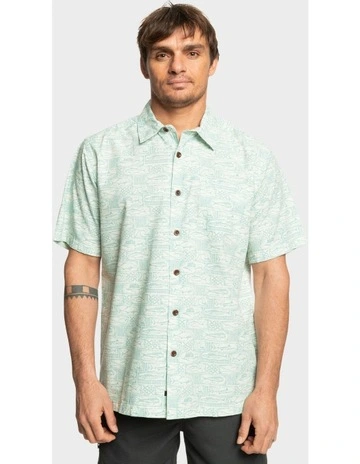 Hana Bay Short Sleeve Shirt Blue
