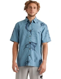 The Chase Short Sleeve Shirt Blue