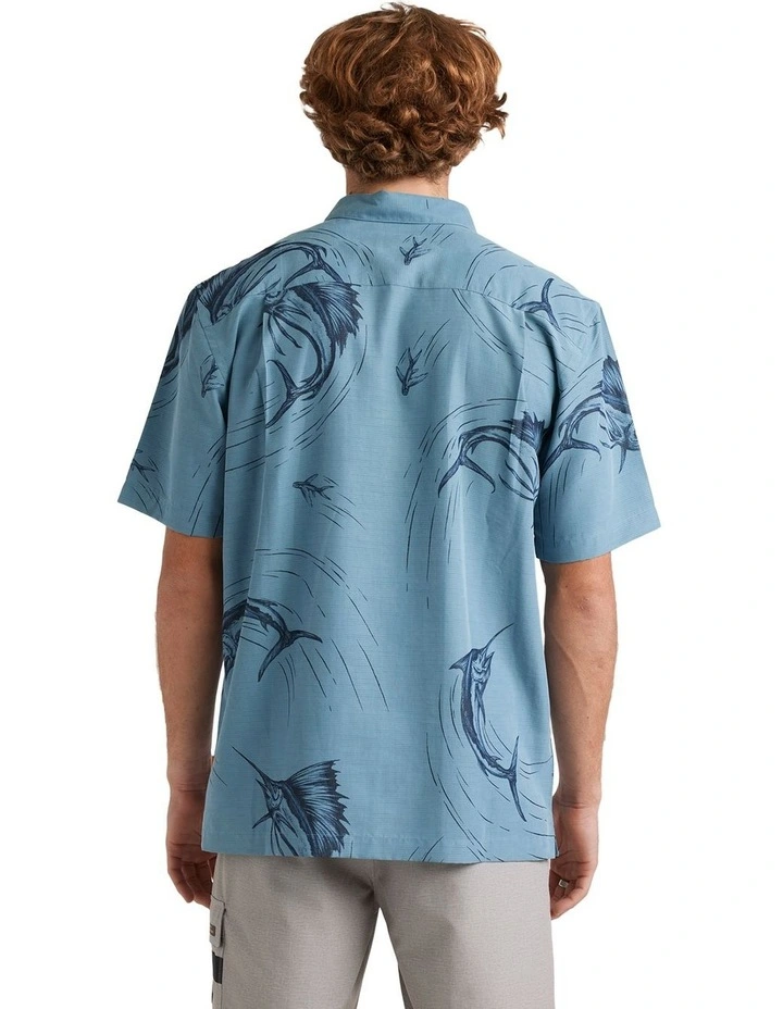 The Chase Short Sleeve Shirt Blue image 2