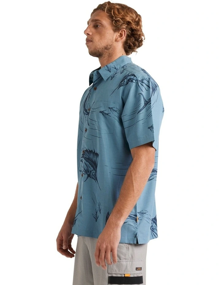 The Chase Short Sleeve Shirt Blue image 3