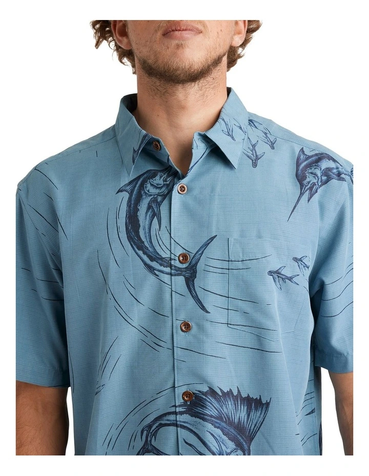 The Chase Short Sleeve Shirt Blue image 4