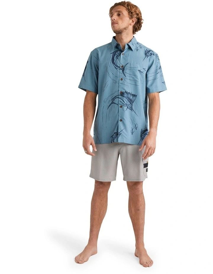 The Chase Short Sleeve Shirt Blue image 5