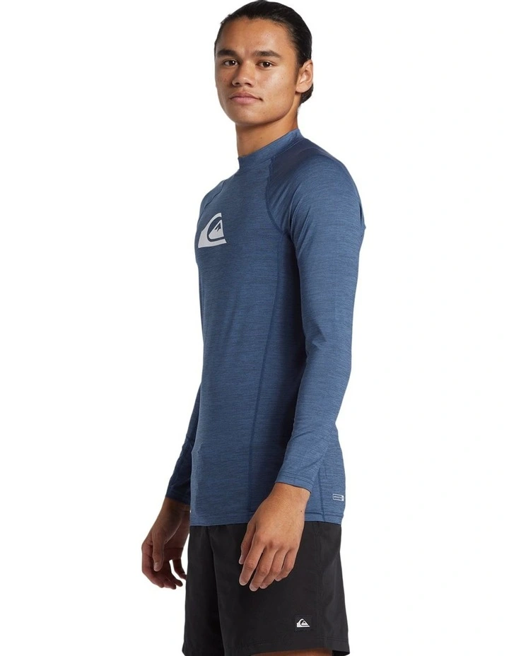 Everyday Long Sleeve Upf 50 Rash Vest in Blue image 3