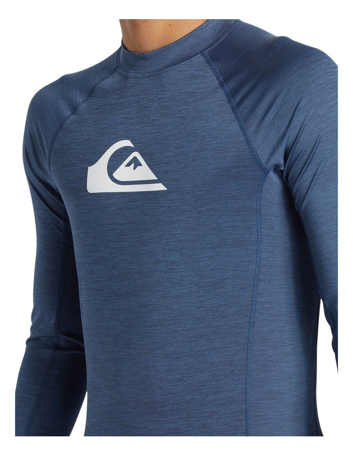 Everyday Long Sleeve Upf 50 Rash Vest in Blue image 4